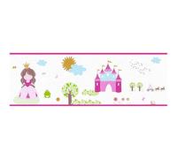 Bordure pour Papier Peints Chambre D'Enfants Conte Motif - Coloré, Blanc