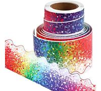 Bordures adhésives pour tableau d'affichage de 11 m, confettis à pois pour décoration de salle de classe et configuration de la rentrée scolaire