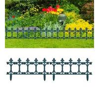 Bordures de jardin 16 pcs Vert 10 m PP Vert G