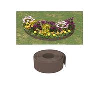 Bordures de jardin 2 pcs marron 10 m 20 cm polyéthylène 3155460