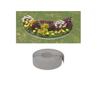 Bordures de jardin 4 pcs gris 10 m 15 cm polyéthylène 3155442