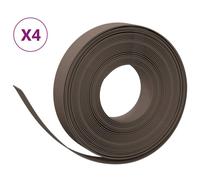 Bordures de jardin 4 pcs marron 10 m 10 cm polyéthylène vidaXL vidaXL
