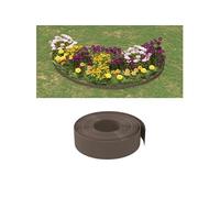 Bordures de jardin 4 pcs marron 10 m 15 cm polyéthylène 3155450