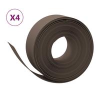 Bordures de jardin 4 pcs marron 10 m 20 cm polyéthylène vidaXL vidaXL