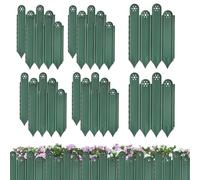 Bordures de Jardin - Délimitation des Plates-Bandes,Barrière Décorative De 10 Pièces Protectrice pour Délimiter Et Protéger Pelouse, Terrasse, Allée Pavée, Jardin, Cour Et Espaces Verts
