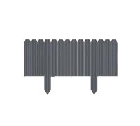 Bordures de Jardin en Bois, Bordure de Jardin en Bois, Bordure de Paysage en Bois(39.37x12in,25pcs)