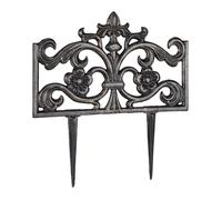 Relaxdays Bordure de jardin bronze 8 éléments