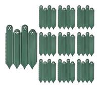 Bordures de Jardin et Délimitations | Délimitations pour Parterres de Fleurs | Barrière Décorative De 10 Pièces Protectrice Pour Délimiter Et Protéger Pelouse, Terrasse, Allée Pavée, Jardin, Cour Et E