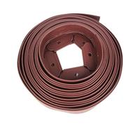 Bordures de Jardin Idées de clôtures Jardin, 1 Ensemble décoration sans Creuser, barrière en Pierre Forme L, Bordure Paysage(Brown)
