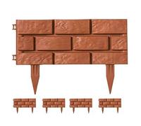 Bordures de Jardin Imitation Brique - Vendu par 4