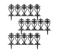 Bordures de Jardin Paysagères,3-Pièces Clôture Décorative pour Parterre de Fleurs Extérieur | Bordures Décoratives pour Aménagement Paysager | pour Jardin, Allée, Parc, Patio, Chemin