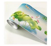 Bordures de papier peint auto-adhérent, Bordure de papier peint autocollante 3D en PVC for cuisine et salle de bain, multicolore, 10 cm x 500 cm(Wb08 15)