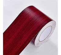 Bordures de papier peint auto-adhérent, Bordure de papier peint autocollante en grain de bois, ligne de taille, plinthe, multicolore, plusieurs tailles(Wood Rt,10mx10cm)