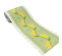 Bordures de papier peint auto-adhérent, Bordure murale autocollante en PVC multicolore 10 m x 10 cm for cuisine et salle de bain(1 Roll 15)