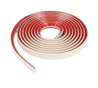 Bordures de papier peint autocollantes, Plinthe de calfeutrage auto-adhésive 5M, garniture d'angle mural multicolore, plusieurs tailles(Milky White,Medium)