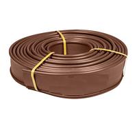 bordures de pelouse 12,5cm x 18m marron droit / bord