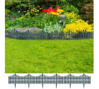 Bordures de pelouse - VIDAXL - 17 pcs - Vert - Interconnectables - Résistantes aux intempéries