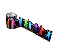 Bordures décoratives colorées pour l'école et la salle de ordures de tableau d'affichage réutilisables, autocollants, décoration de bord de fête d'anniversaire