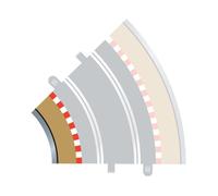 Bordures Intérieures Courbe R2 45° (x4) circuit 1/32 Scalextric -