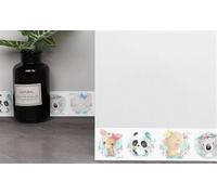 Bordures Murales Peler Et Coller Papier Peint Bordure Fenêtre Garniture Moulure Miroir Cadre Kit Panneau Mural Tableau D’Affichage Bordures Tranches De Fruits, Red Panda, 12 X 600cm