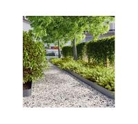 Bordures pelouse 10pcs anthracite 15x103cm acier laminé à froid, bordure de jardin, bordure de lit de jardin, bordure 860144