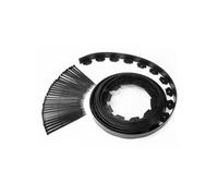 IDMarket - Bordurette de Jardin Flexible 8 M Noire Hauteur 12 cm + 24 piquets