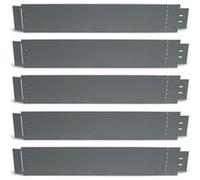 IDMarket - Bordurette de Jardin x5 Acier Gris Anthracite Flexible L. 5 x H. 0.14 M