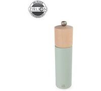 Boreal Moulin à sel manuel en bois, vert sauge, 21cm - 8in