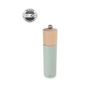 Peugeot - Moulin à Sel Boreal Z 21 cm - Réglage Classique Zirlion - en Bois De Hêtre Labellisé PEFC - Fabrication Française - Coloris Vert Sauge