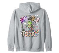 Bored Frog Says No Golf Today Design coloré Sweat à Capuche