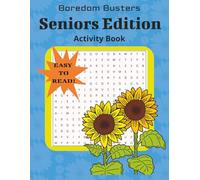 Boredom Busters Activity Book: Volume 3 - Senior Edition: Easy to Read Print Word Games & Puzzles for Older Adults - Gentle Brain Boosters with Crosswords, Word Searches & More