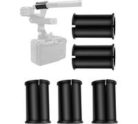 Borenbuir 6 pièces Microphone Shock Mount Caoutchouc Entretoise Tube Microphone Manche Rondelle Compatible avec Sony caméscope Rode NTG, Sennheiser MKH Shotgun Mic FX3, FS7, FX6, FX8, FX9, NX80, FS5
