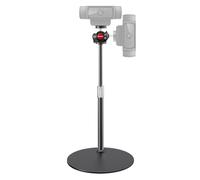 Borenbuir Support de bureau pour webcam avec rotule à 360°, base lourde réglable en hauteur, compatible avec webcam Logitech C920 C922 Brio 4K et autres webcam avec filetage 6,35 mm pour diffusion en