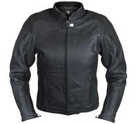 Bores Caroline Ladies Leather Jacket Waterproof Veste en cuir de dames, noir, Taille 36