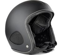 Bores casque SRM Slight 4 Finale casque jet en cuir noir mat sans examen ECE 22.05, ne correspond pas au StVO-3XL