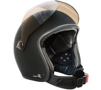 Bores Gensler Bogo II Casque Jet, Noir mat, Taille XS (50)