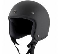 Bores Gensler Bogo III Black Edition Casque Jet, Noir mat, Taille S (51/52)