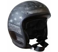 Bores Gensler Kult Casque jet USA Décor noir mat (En cas de modification de l'état de livraison, le contrôle ECE 22.05 est annulé)-2XS (testé) / M1 (non testé)