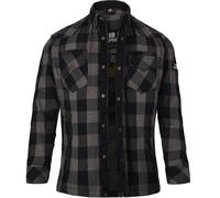 Bores Lumberjack Premium Chemise moto pour dames, noir-gris, taille XL pour femmes