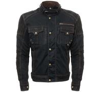Bores Max Veste de cire imperméable, noir, taille 6XL pour homme