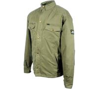 Bores Military Jack Olive Chemise de moto, vert, taille 3XL pour homme