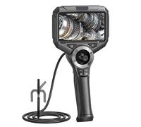 Borescope, 720° 4-Way Rotation Inspection Camera, Endoscope Camera with 5" IPS Screen with 6 Adjustable LED Lights, Automotive, Mechanics, Plumbing Tools for Men