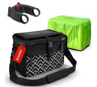 Borgen Sacoche Guidon vélo, KLICKfix Support téléphone, réflecteurs, 6 L | Sacoche de guidon spacieuse et résistante à l'eau avec support téléphone, pour E-Bike, VTT, vélo de route et vélo de ville.
