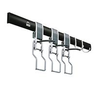 Borgen Support mural vertical pour vélo - Convient pour tous les vélos, comme par exemple vélo électrique, VTT, vélo de route - Réglable en continu - Suspension murale