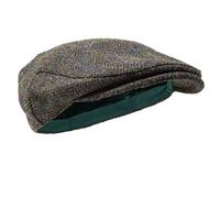 Borges & Scott Casquette Plate Nevis - 100% Laine - Harris Tweed - Tissée à la Main - Résistant à l'eau - des Bois 54cm (X-Petit)