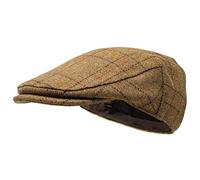 Borges & Scott Casquette Woodsman - Entièrement imperméable - Yorkshire Tweed - Extérieur 100% Laine - Feuille d'automne 56cm (Petit)