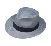 Borges & Scott Chapeau Panama Sundowner - Bleu Pâle -M