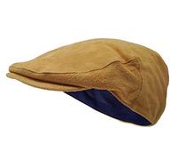 Borges & Scott Tanner - Casquette Plate en Cuir - Clair Tan - 62cm