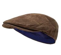 Borges & Scott Tanner - Casquette Plate en Cuir - Terre Marron - 60cm