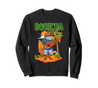 Boricua Coqui Grenouille avec une Guitare Vacances Porto Rico Sweatshirt